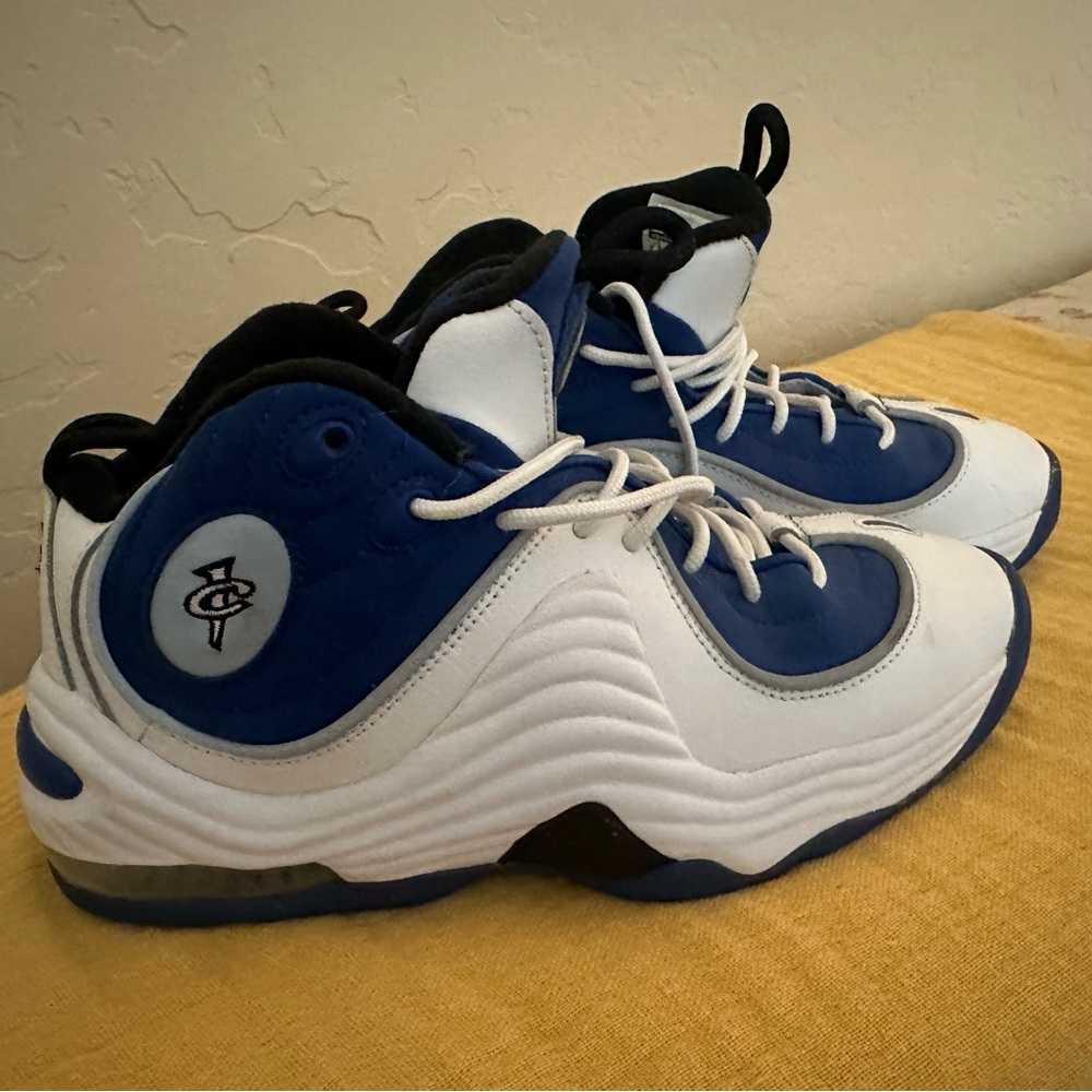 Nike Youth Shoes 5.5 Air Penny 2 Atlantic Blue. Good condition. Open to offers.